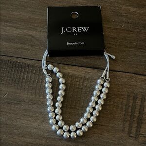 J. Crew Metallic Bracelet Set
